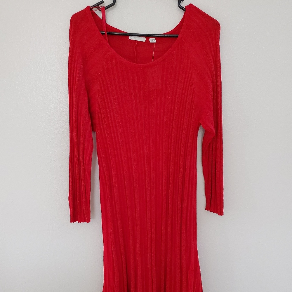 Est. 1946 Red Plus Size Sweater Dress NWT 14/16W